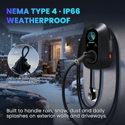 40 AMP J1772 Plug in NEMA 14-50 EV Charger